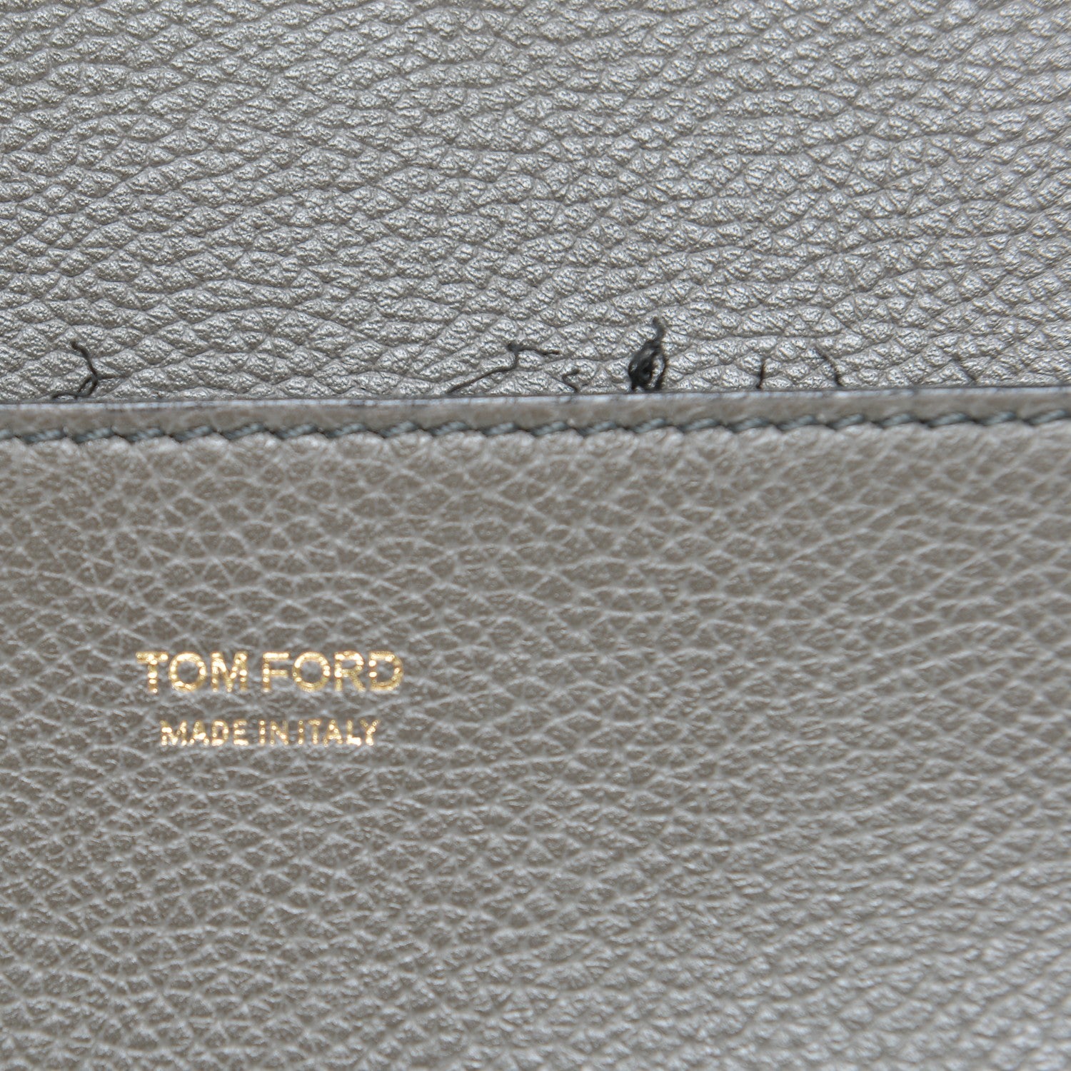 Tom Ford Pebbled Calfskin Large Jennifer Graphite 7 of 7