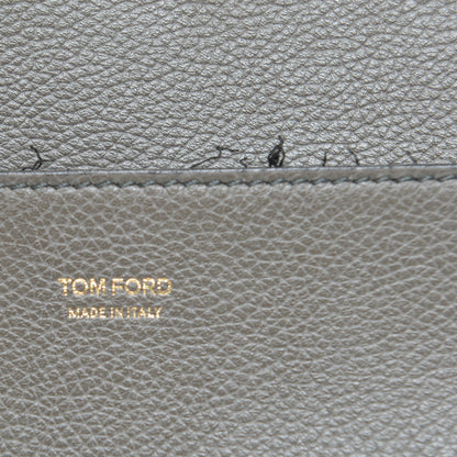 Tom Ford Pebbled Calfskin Large Jennifer Graphite 7 of 7