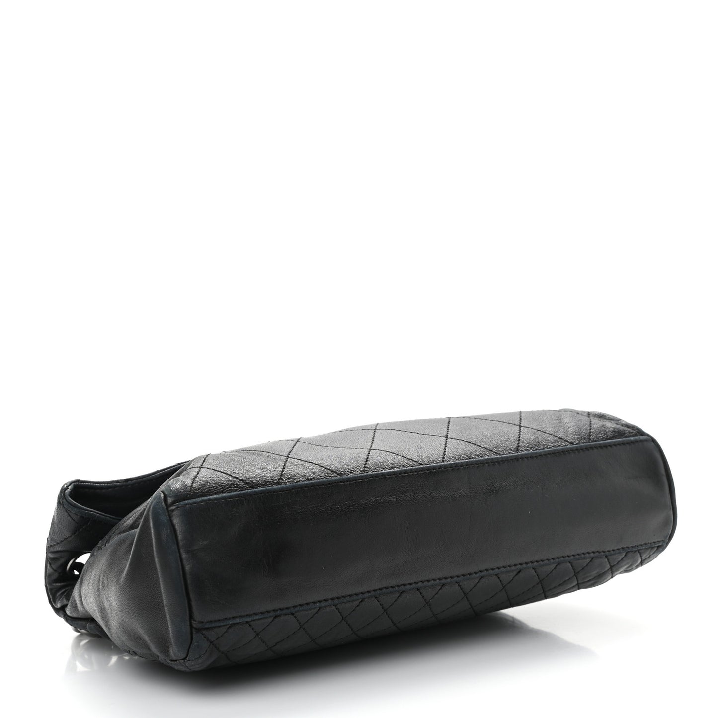 Lambskin Quilted New Lock Flap Black