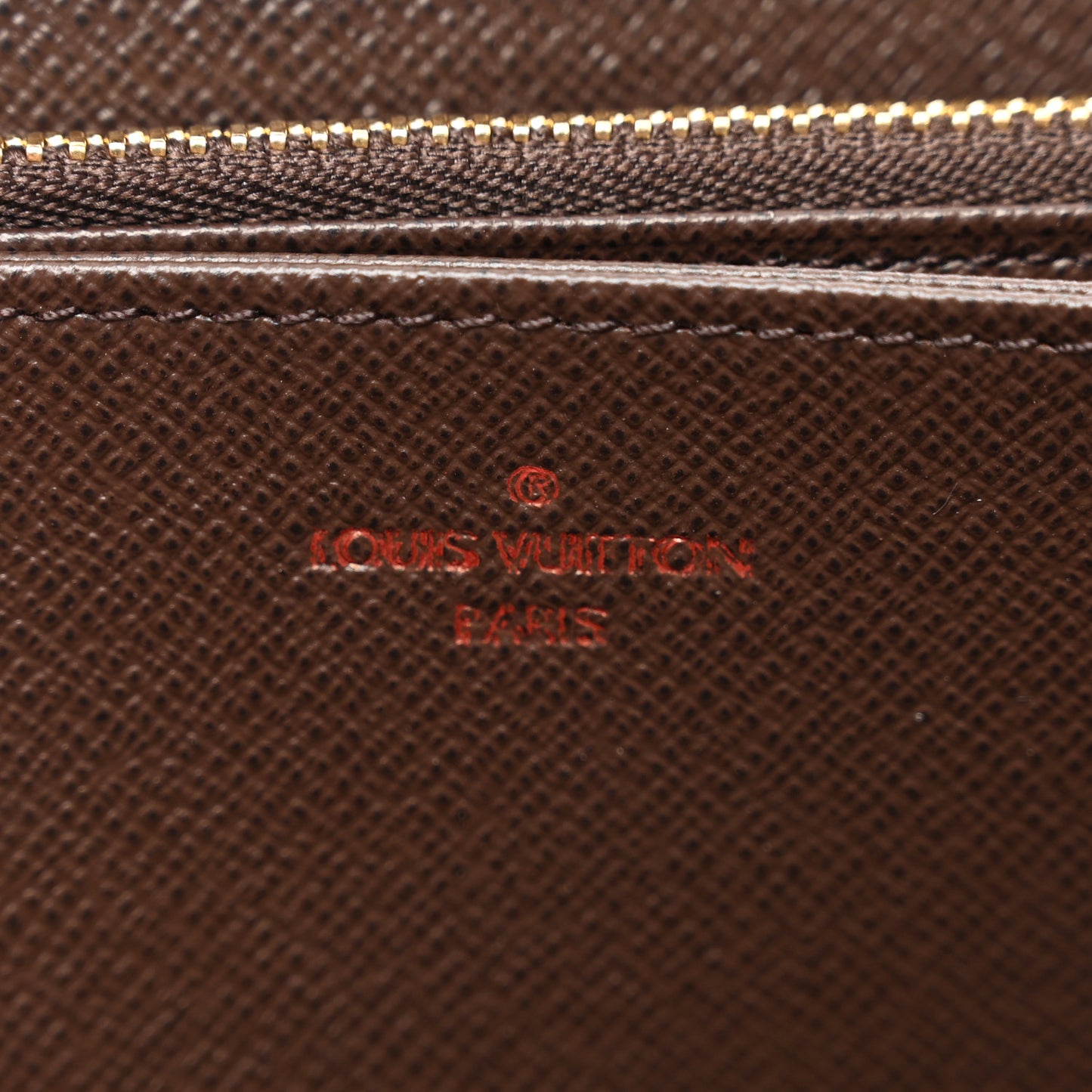 Damier Ebene Zippy Wallet