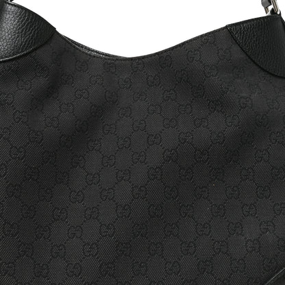 Gucci Monogram Calfskin Large Hobo Black 8 of 10