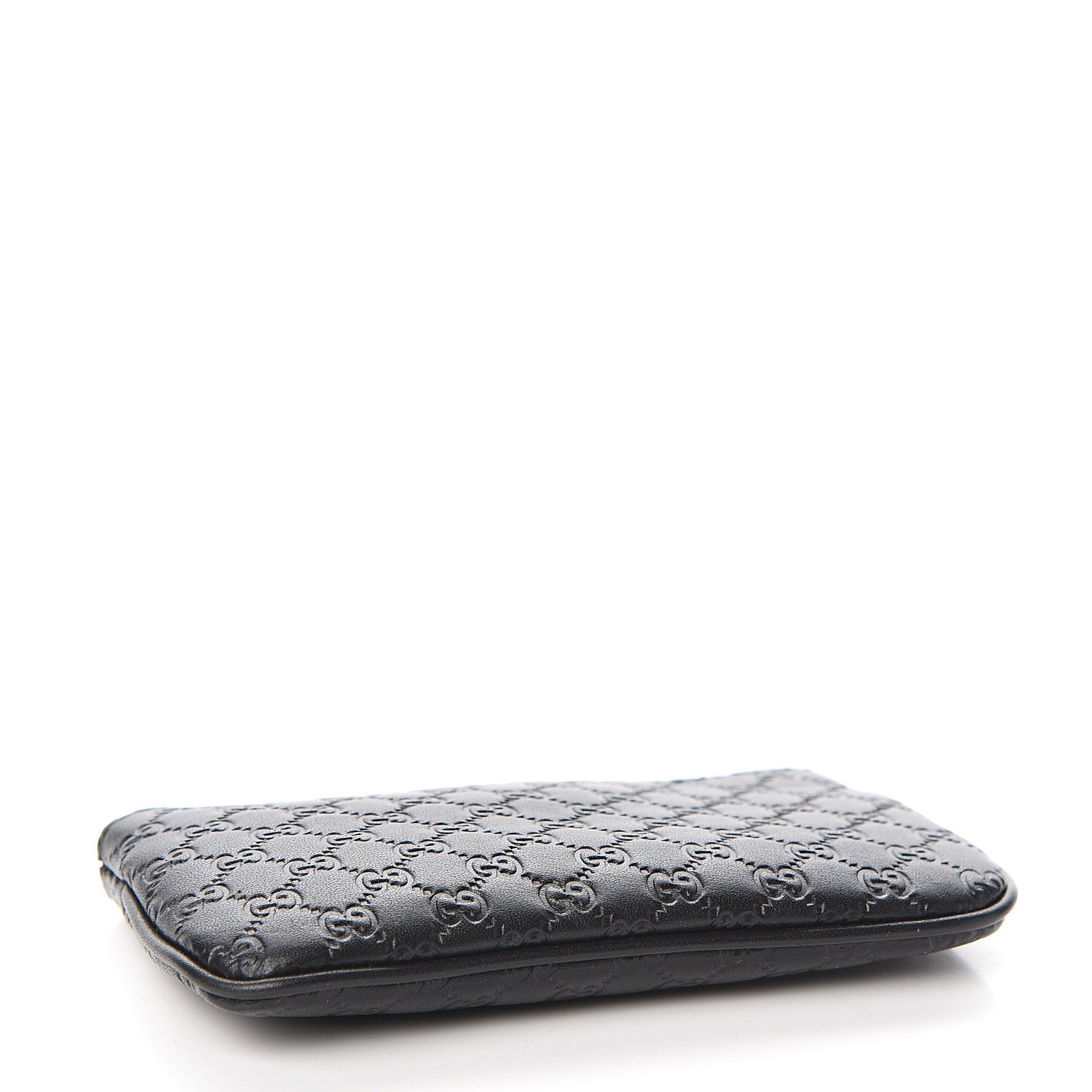 Gucci Microguccissima Key Ring Coin Case Black 3 of 7