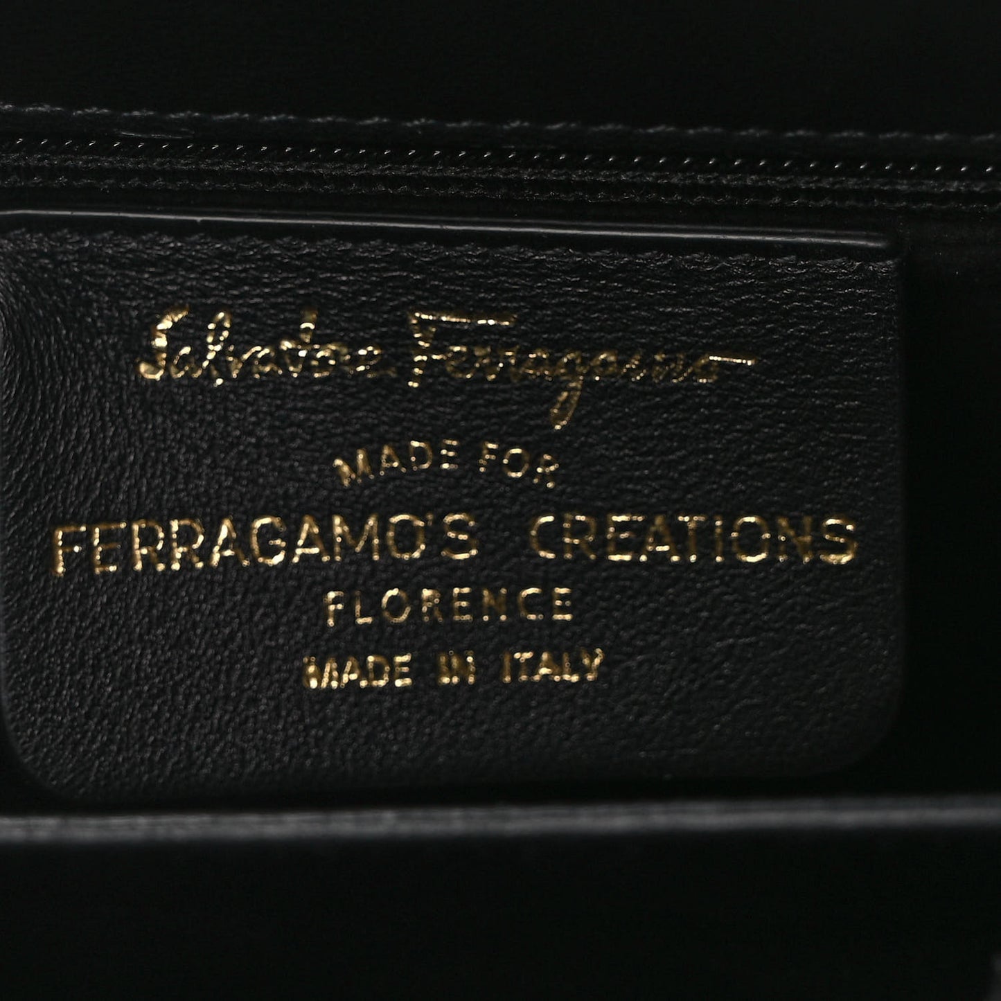 Brushed Off Calfskin Iconic Top Handle Bag Black