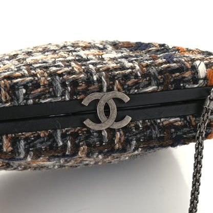 Chanel Tweed Kisslock Minaudiere Black Multicolor 7 of 11