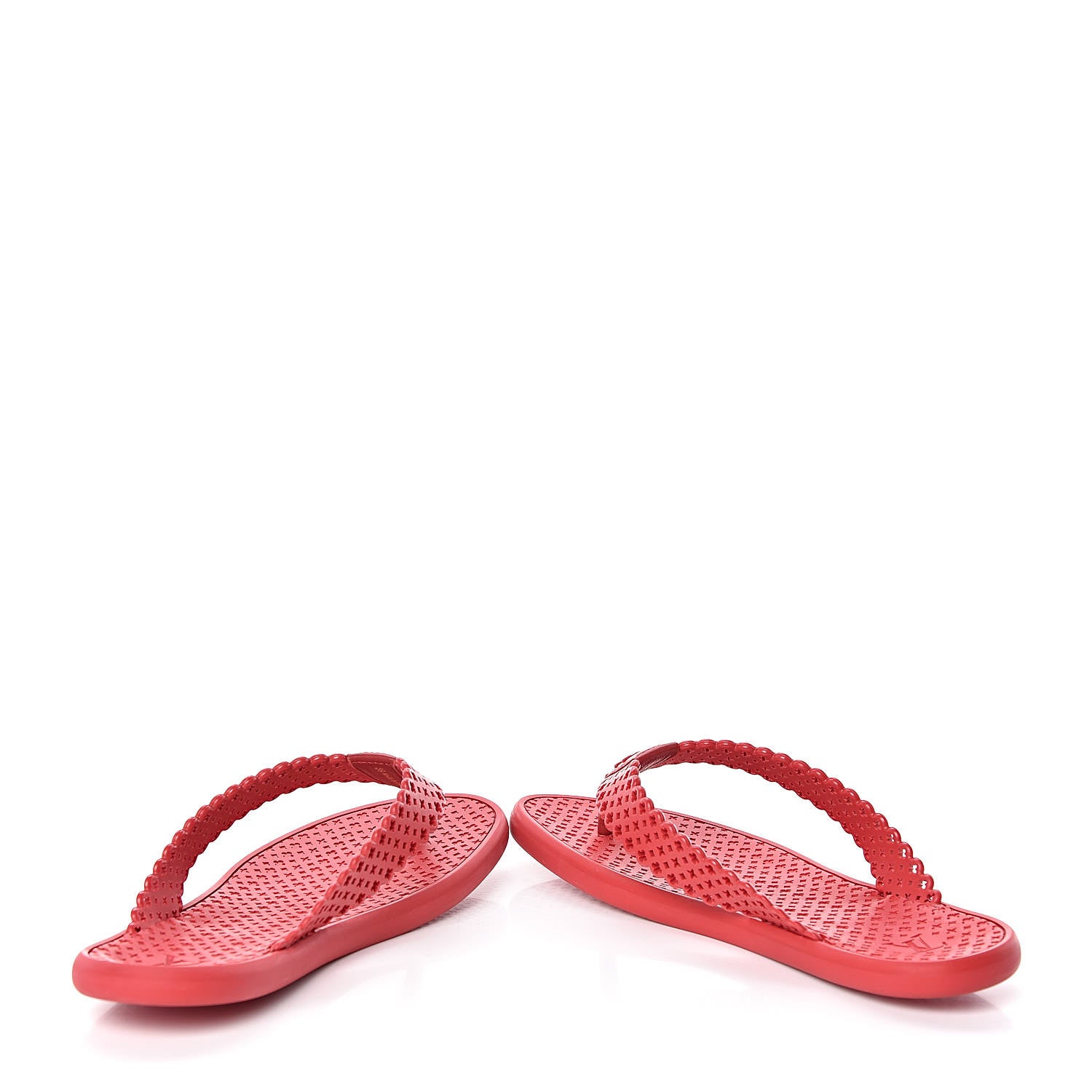 Louis Vuitton Rubber Tatoo Thong Sandals 39 Rouge 5 of 11