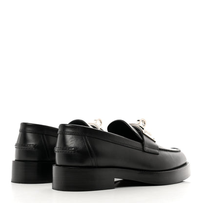 Hermes Calfskin Womens Hot Loafer 35.5 Black 4 of 9