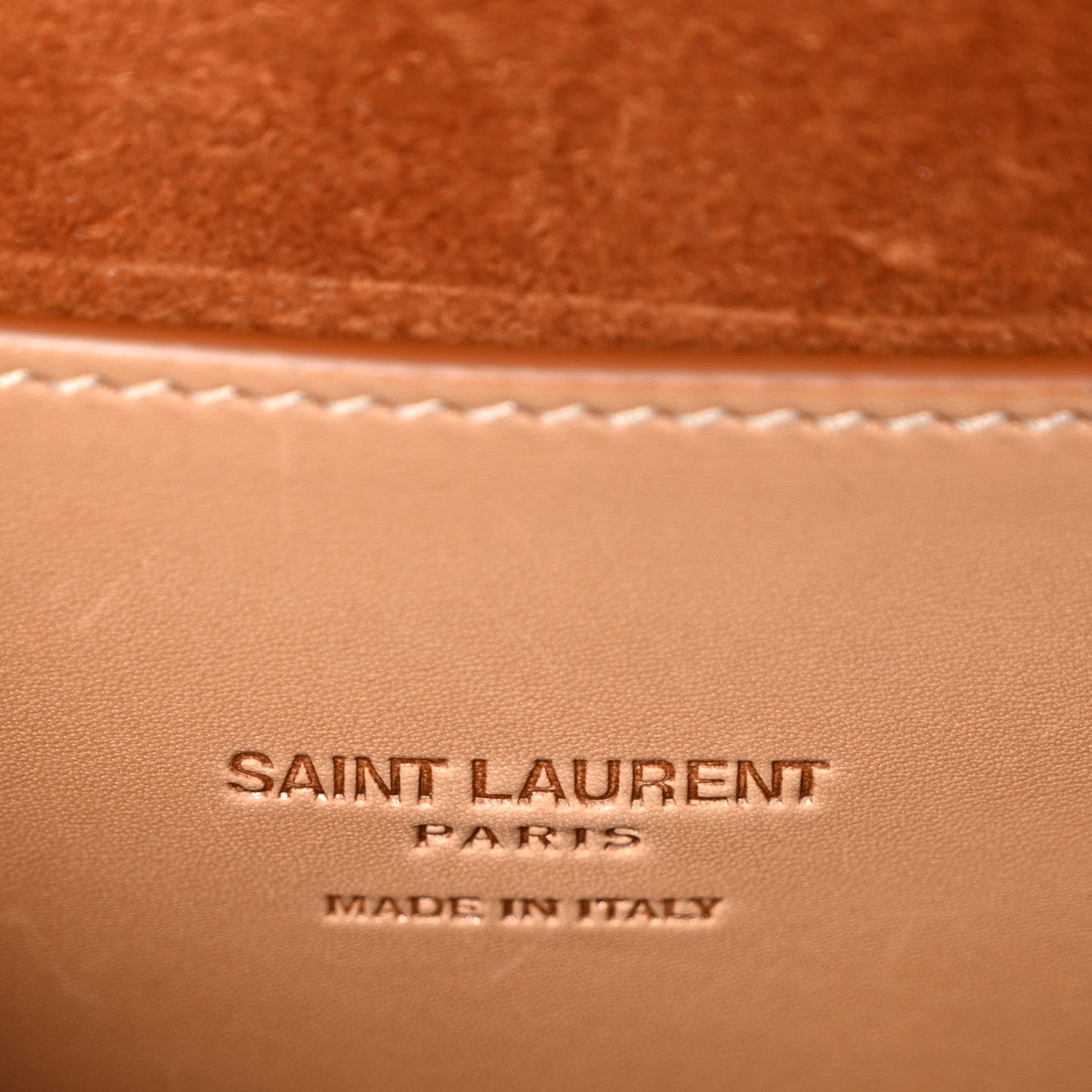 Saint Laurent Smooth Vintage Calfskin Small Kaia Satchel Brown Gold 6 of 10