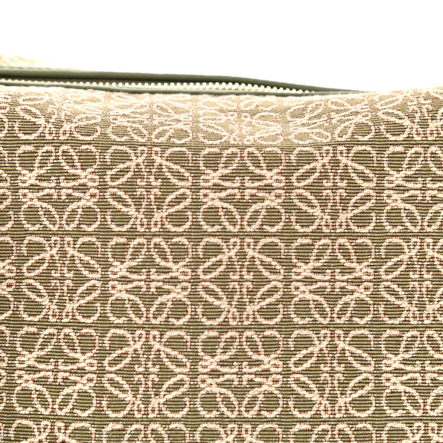 Jacquard Anagram Calfskin Small Cubi Bag Avocado Green