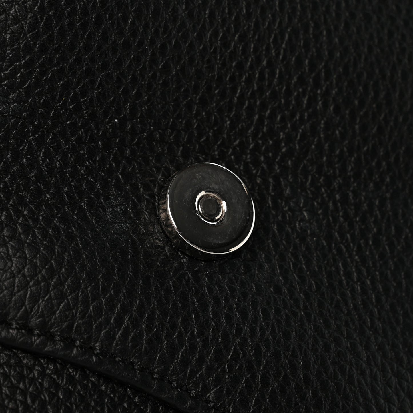 Grained Calfskin Kim Jones Saddle Bag Black