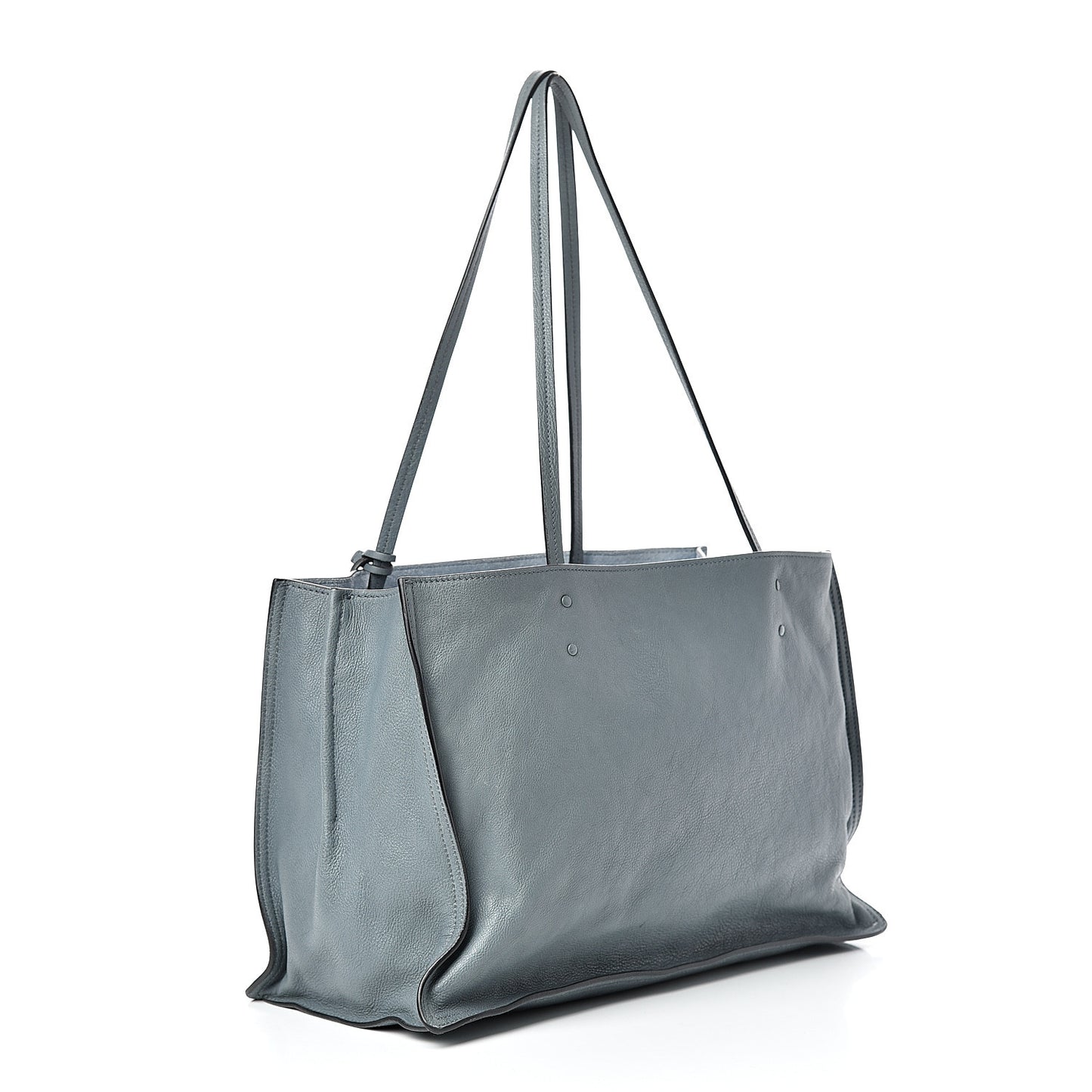 Glace Calf Etiquette Tote Grey