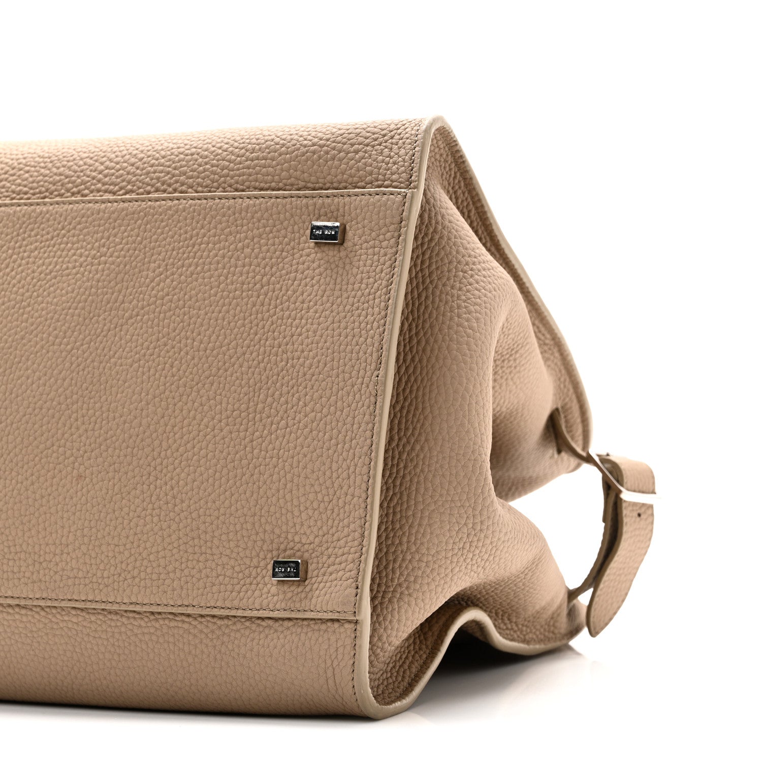 The Row Matte Grained Calfskin Soft Margaux 15 Dark Taupe 10 of 10