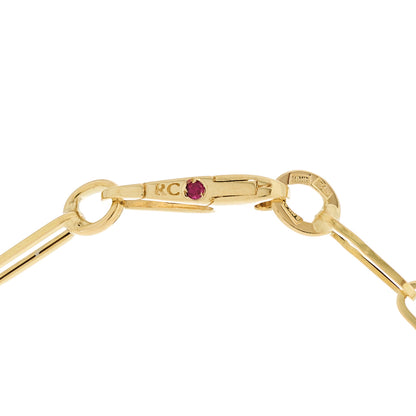 Roberto Coin 18K Yellow Gold Paper Clip Link Necklace 4 of 4