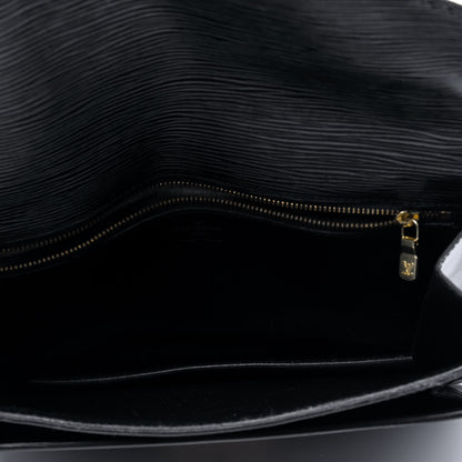 Louis Vuitton Epi Pochette Sellier Dragonne Clutch Black 3 of 6