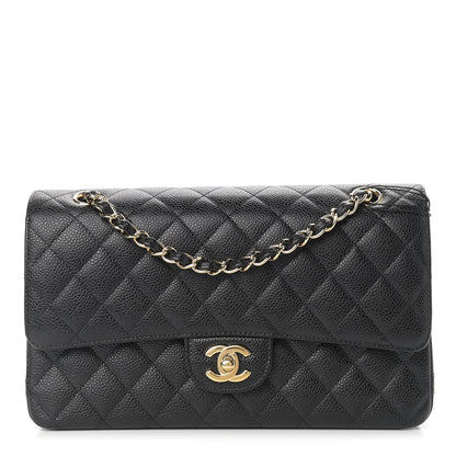 Chanel Caviar Quilted Medium Double Flap Black 1 of 9