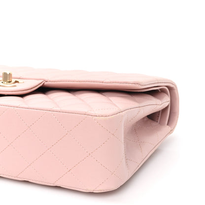 Chanel Lambskin Quilted Medium Double Flap Light Pink 9 of 9