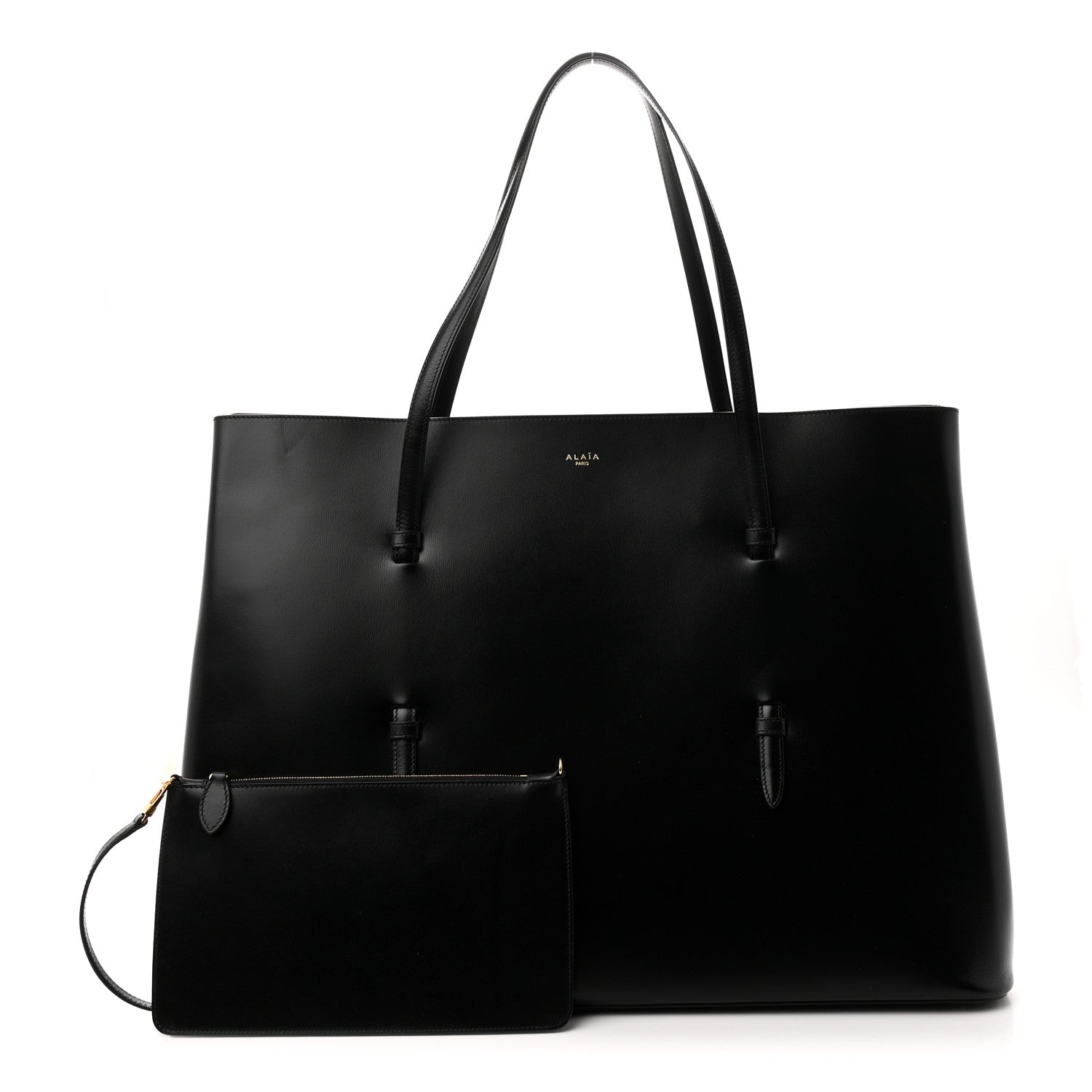 Alaia Calfskin Mina 50 Black 3 of 10