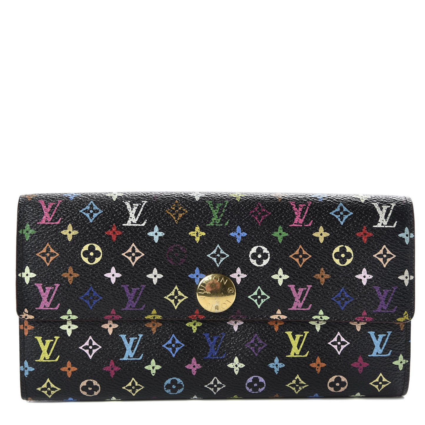 Monogram Multicolor Sarah Wallet Black Grenade