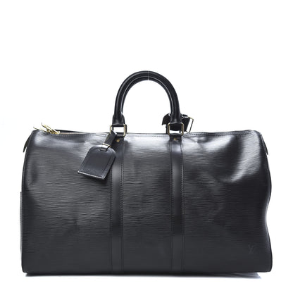 Louis Vuitton Epi Keepall 45 Black 1 of 15