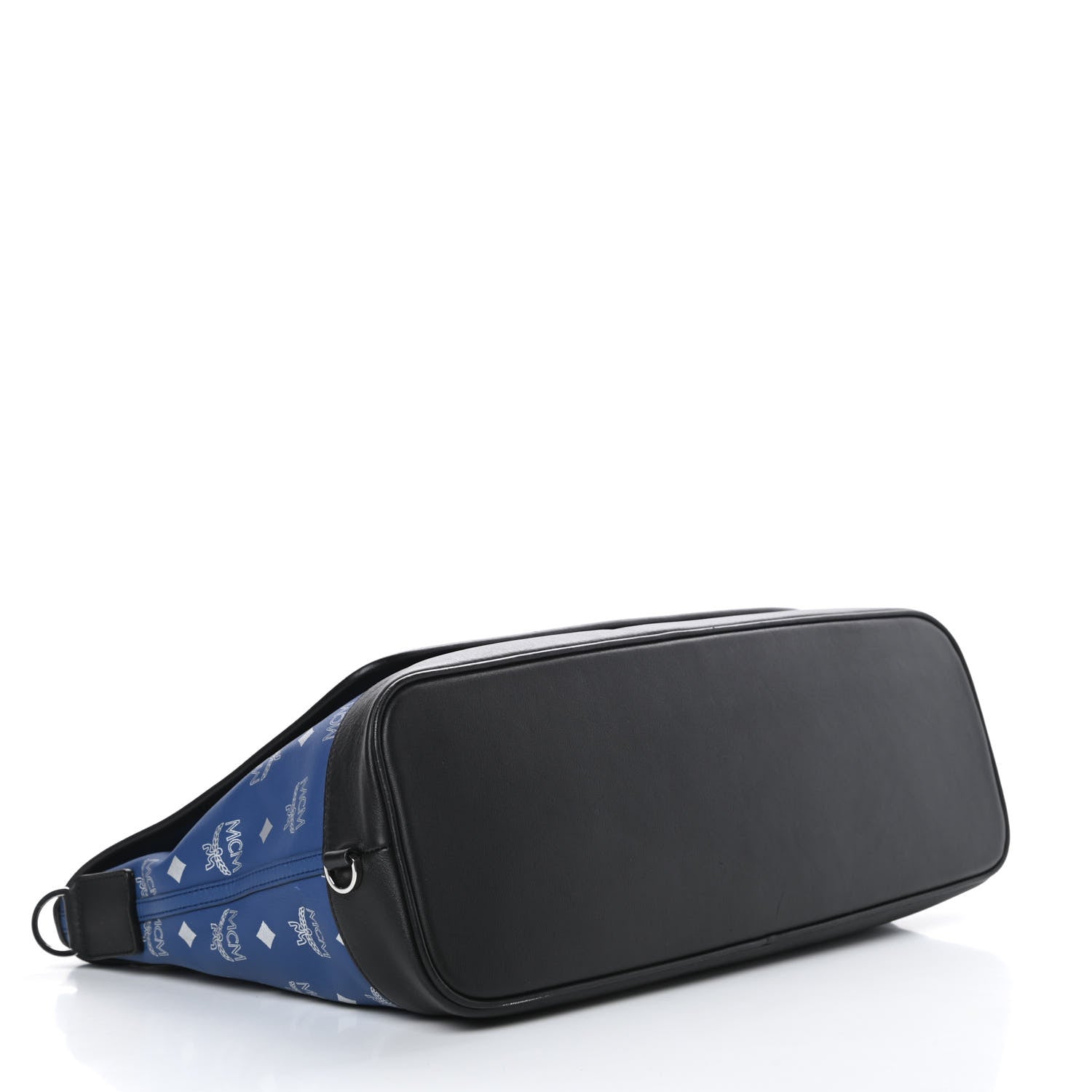 MCM Visetos Large Messenger Bag Estate Blue 4 of 17