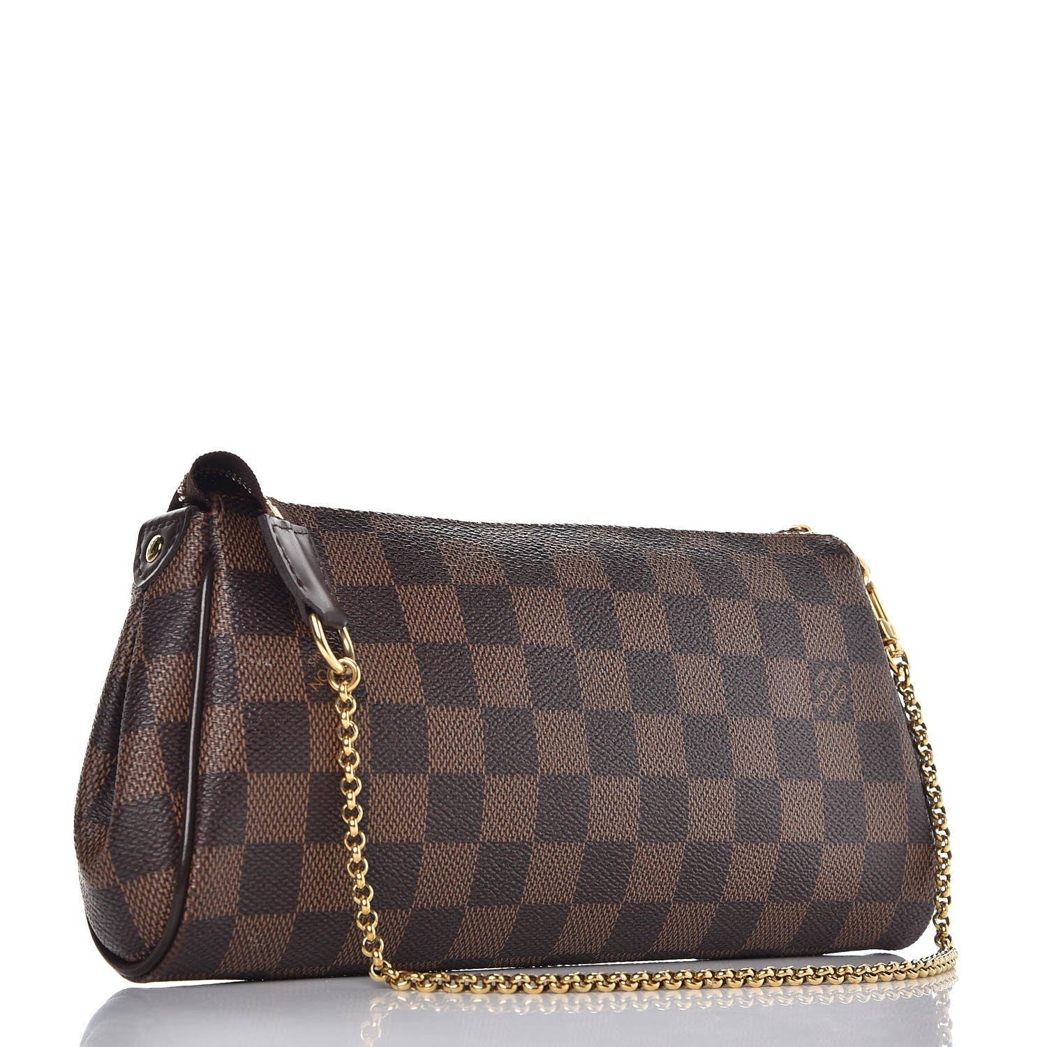 Louis Vuitton Damier Ebene Eva Clutch 3 of 8