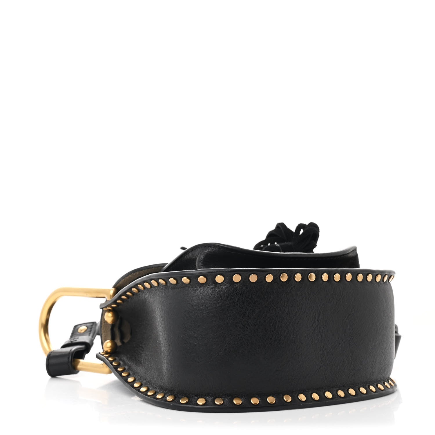 Chloe Calfskin Braided Mini Hudson Shoulder Bag Black 4 of 9