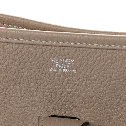 Hermes Taurillon Clemence Evelyne GM Gris Tourterelle 5 of 9