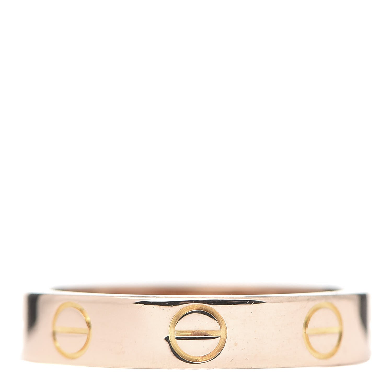 Cartier 18K Pink Gold 3.5mm LOVE Wedding Band Ring 48 4.5 1 of 4