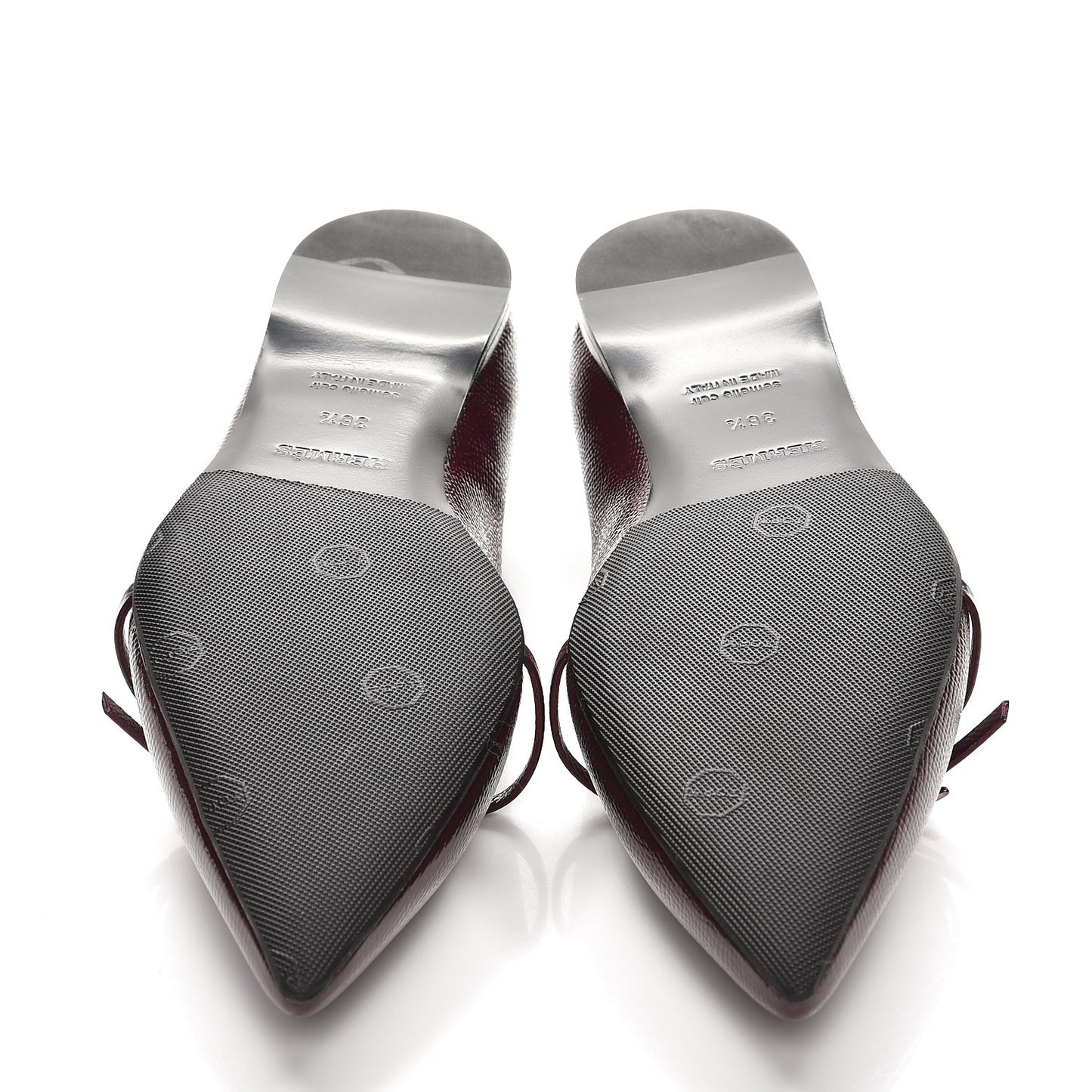 Patent Epsom Laura Ballerina Flats 36.5 Bordeaux