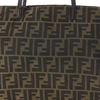 Fendi Zucca Medium Roll Tote Tobacco 10 of 11