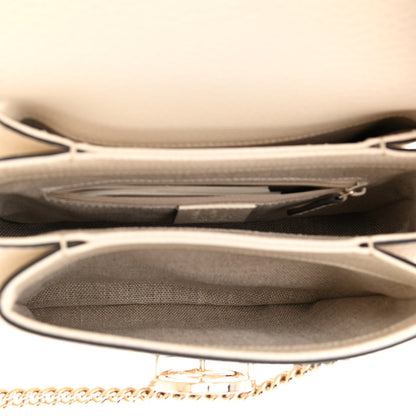 Gucci Dollar Calfskin Interlocking G Crossbody Bag Ivoire 5 of 8