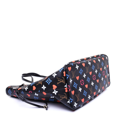 Louis Vuitton Game On Neverfull MM Black 4 of 10