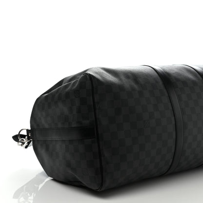 Louis Vuitton Damier Graphite Keepall Bandouliere 55 9 of 17