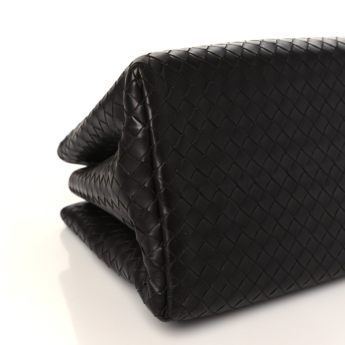 Light Calf Intrecciato Small Roma Brown