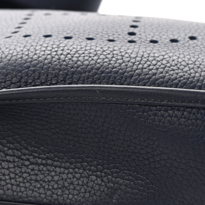 Hermes Taurillon Clemence Evelyne III PM Bleu Nuit 11 of 13
