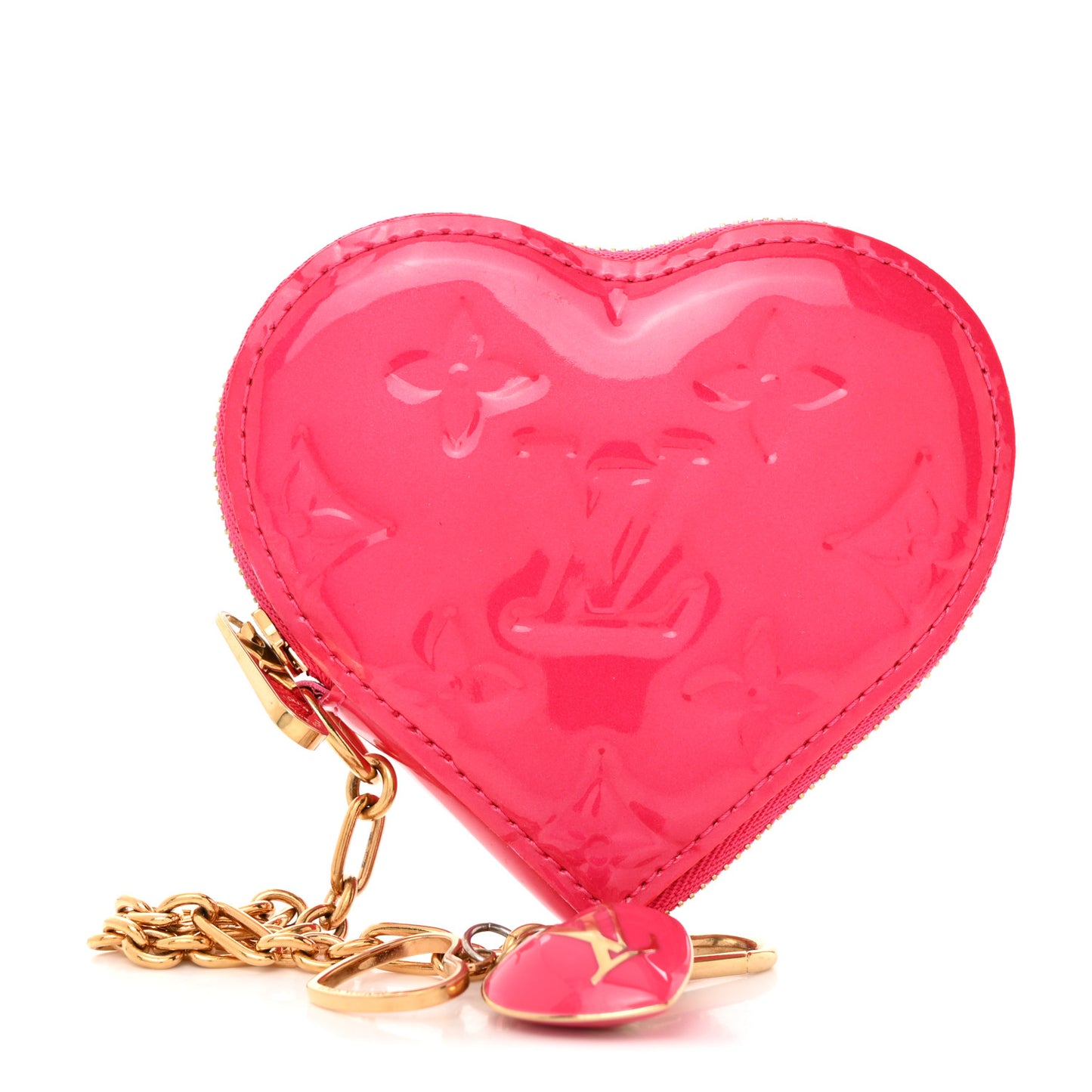 Vernis Heart Coin Purse Rose Pop