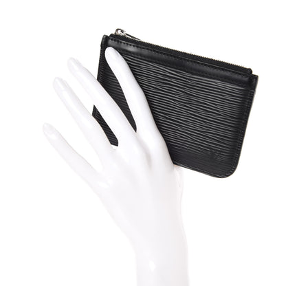 Louis Vuitton Epi Key Pouch Black 2 of 9