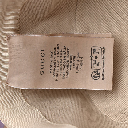 Gucci Monogram Jumbo GG Mosteria Bucket Hat L Beige Lapis 9 of 10