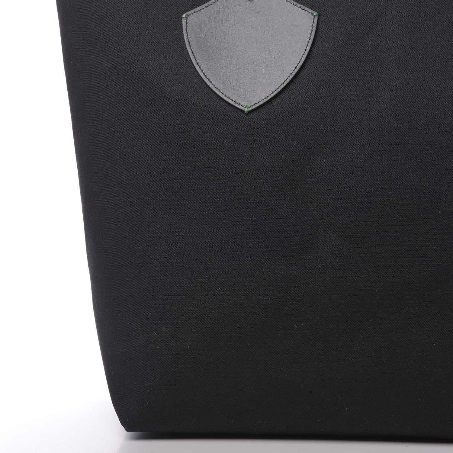 Burberry Canvas Giant Logo Graffiti Print Reversible Tote Black Green 14 of 16