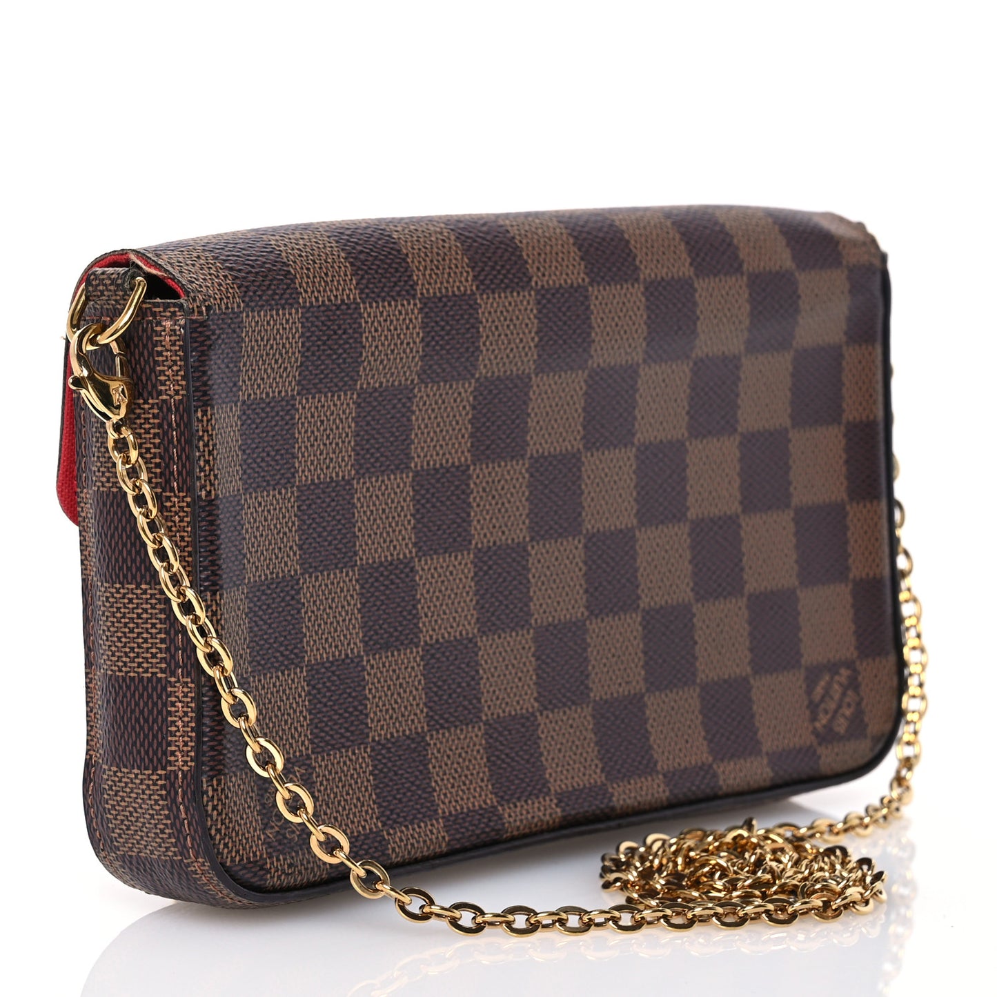 Damier Ebene Pochette Felicie Chain Wallet