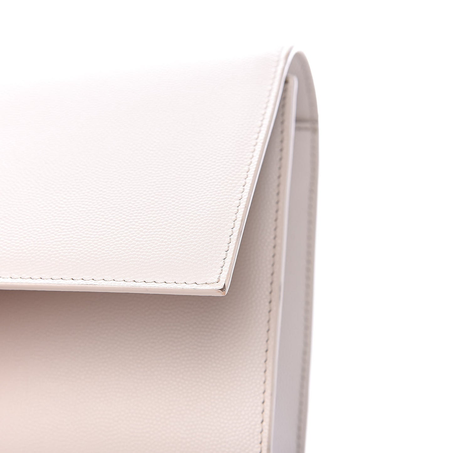 Grain De Poudre Medium Classic Monogram Kate Satchel Icy White