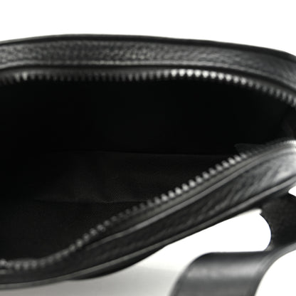 Louis Vuitton Taurillon Monogram Uniformes Solar Ray Soft Pochette Volga Belt Bag Black 4 of 8