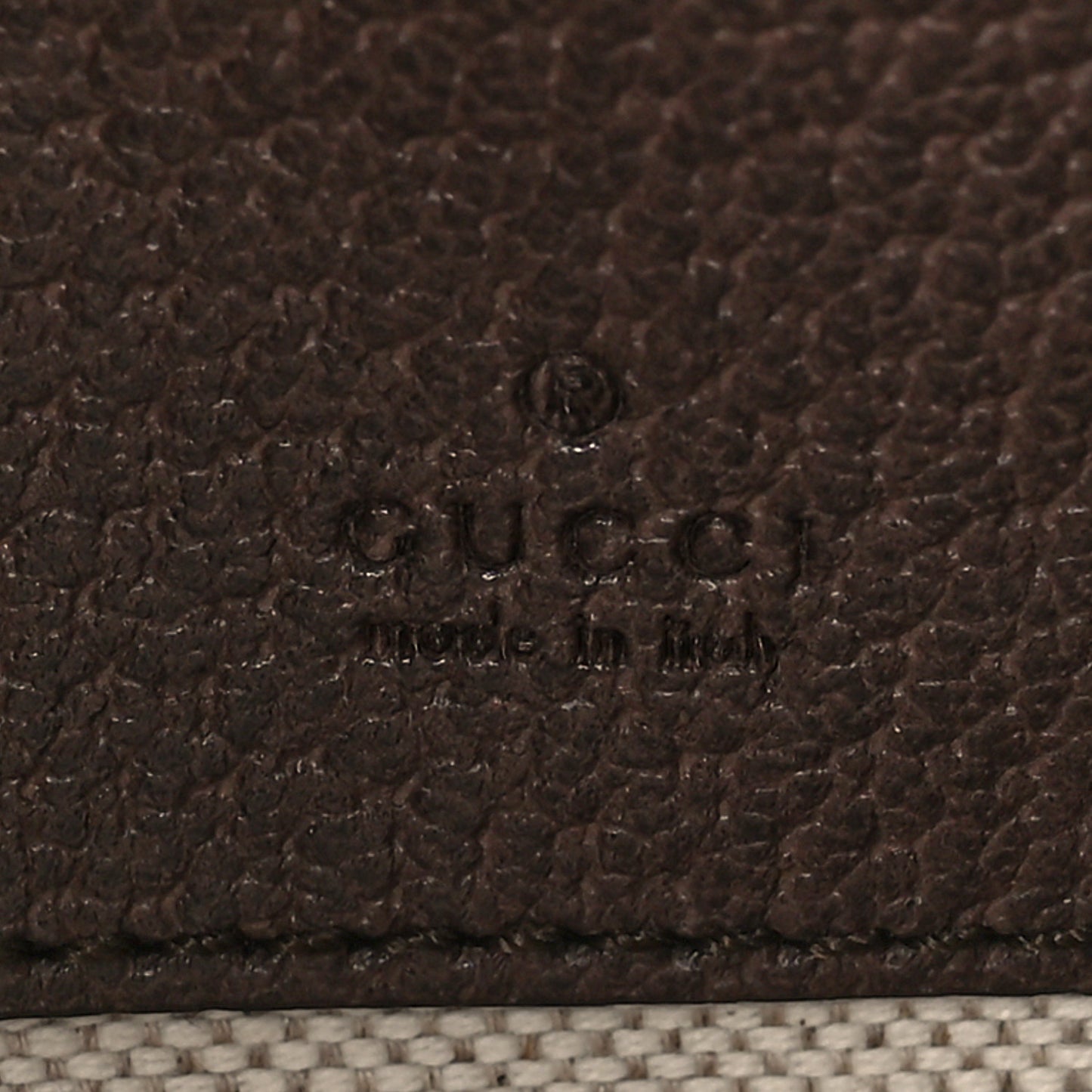 GG Supreme Monogram Courrier Documents Holder Beige New Acero