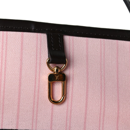 Louis Vuitton Damier Ebene Neo Neverfull MM Rose Ballerine 5 of 7
