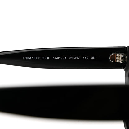 Chanel Acetate Square CC Sunglasses 5380 Black 5 of 8