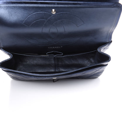 Chanel Metallic Aged Calfskin Quilted 2.55 Reissue 227 Flap Blue 5 of 12
