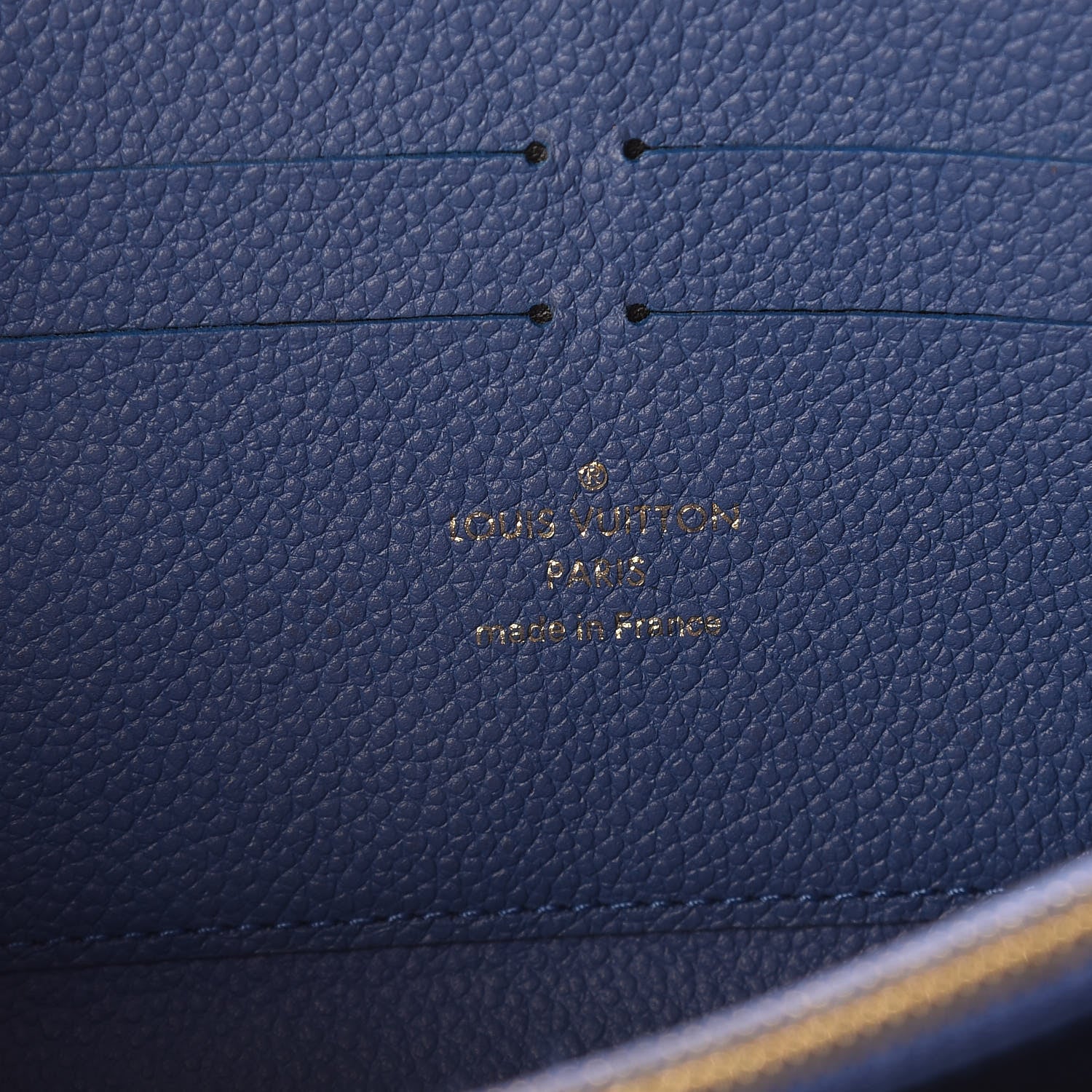 Louis Vuitton Empreinte Zippy Wallet Denim 6 of 6