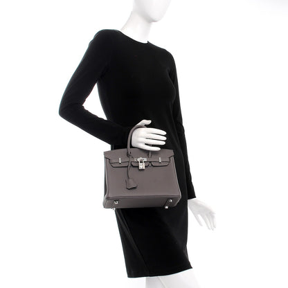 Hermes Togo Birkin 25 Etain 2 of 31
