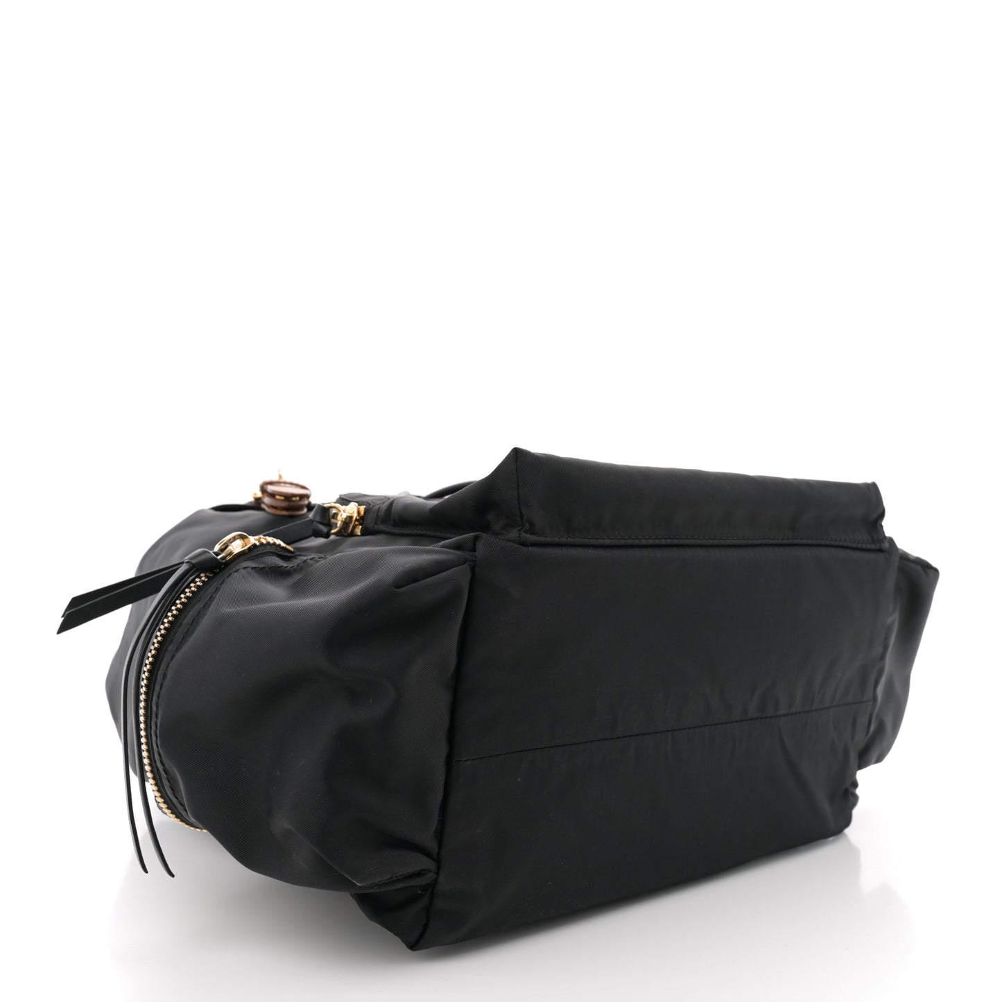 Nylon Large Rucksack Backpack Black