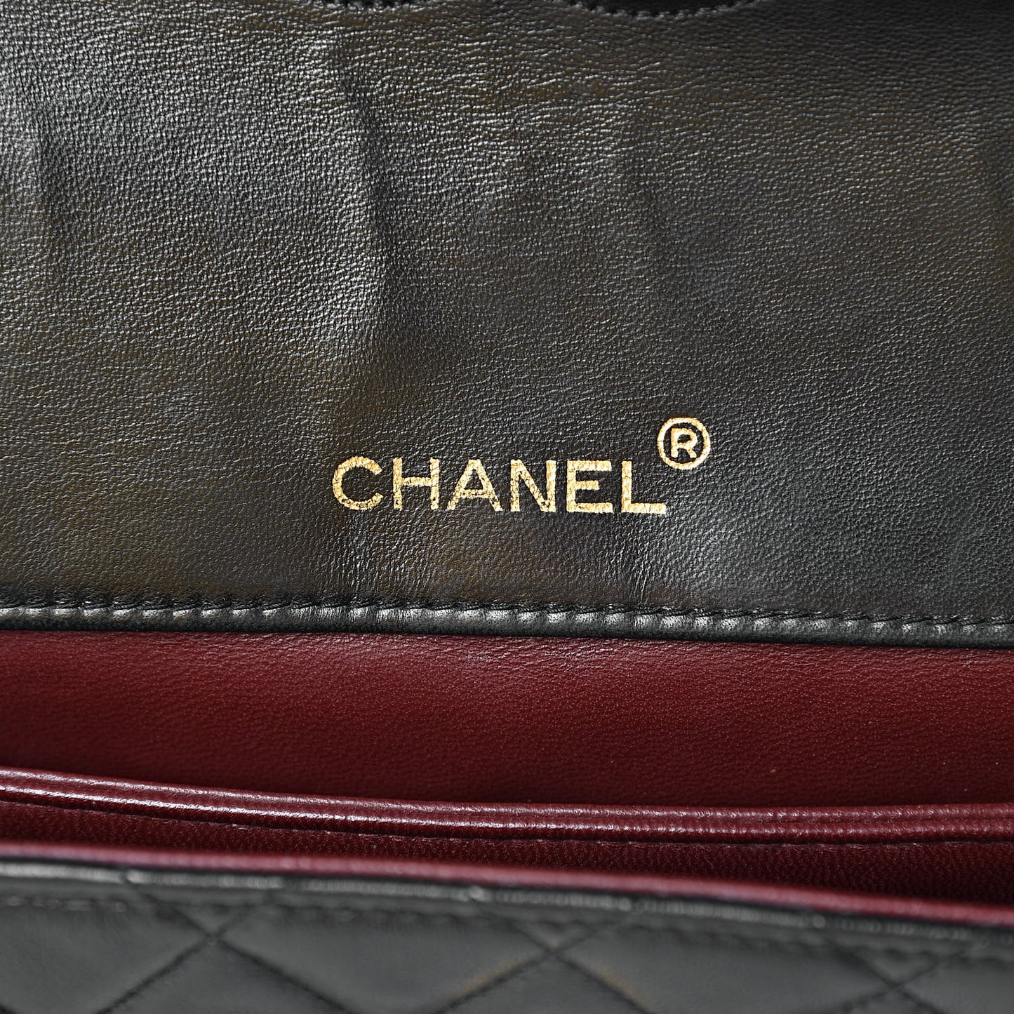 Lambskin Quilted Medium Single Flap Black