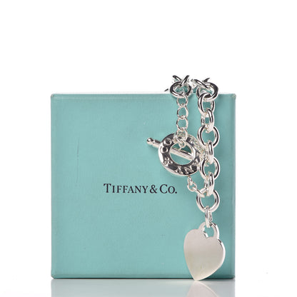 Tiffany Sterling Silver Heart Tag Toggle Necklace 7 of 7